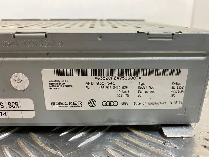 Audi A6 S6 C6 4F (2004 - 2008) 4F0035541 Магнитола / мультимедийная система — фото 5