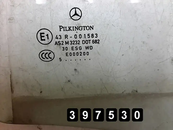Mercedes-Benz A W169 (2004 - 2012) e143r001583 Стекло задней двери — фото 3