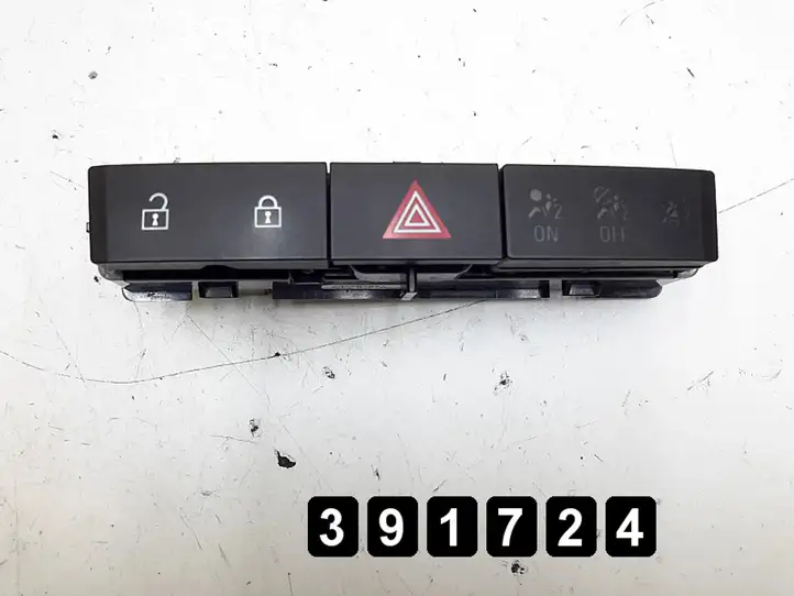 Opel Astra J (2009 - 2012) 13285122 Включатель аварийных фонарей — фото 1