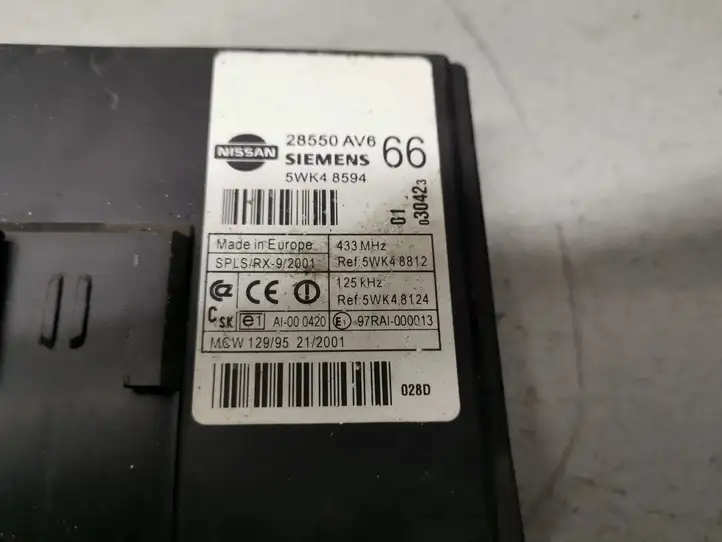 Nissan Primera (2001 - 2008)  28550AV666 Mодуль kомфортa