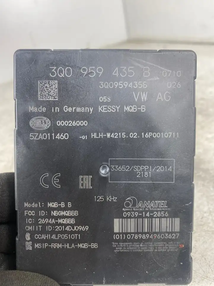 Volkswagen PASSAT B8 (2015 - ) 3Q0959435B Блок бесключевого доступа — фото 3