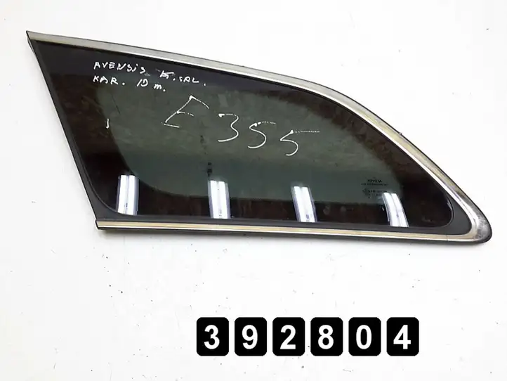 Toyota Avensis T270 (2009 - 2012) e643r006723 Заднее боковое стекло — фото 16