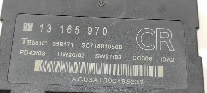Opel Vectra C (2002 - 2005) 13165970 Прочие блоки управления — фото 3