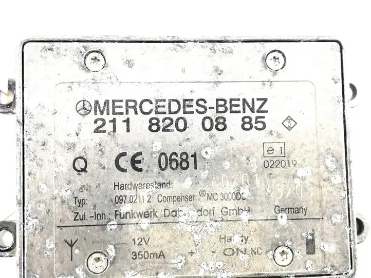 Mercedes-Benz E W211 (2002 - 2009) 2118200885 Антенна Bluetooth — фото 8