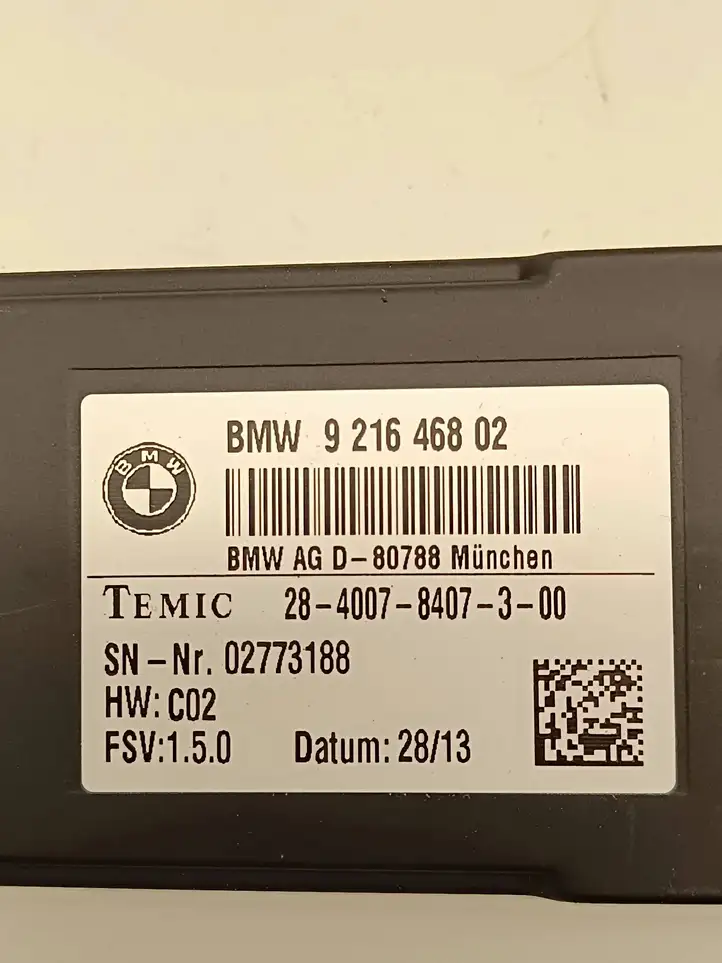BMW 6 F06 Gran coupe (2012 - 2018) 02773188 Блок управления сиденьем — фото 4