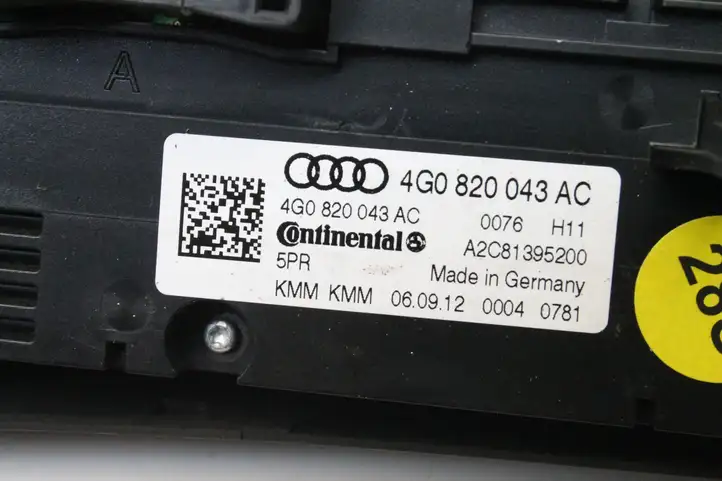 Audi A7 S7 4G (2010 - 2014) 4G0820043AC Управление климат контролем — фото 5