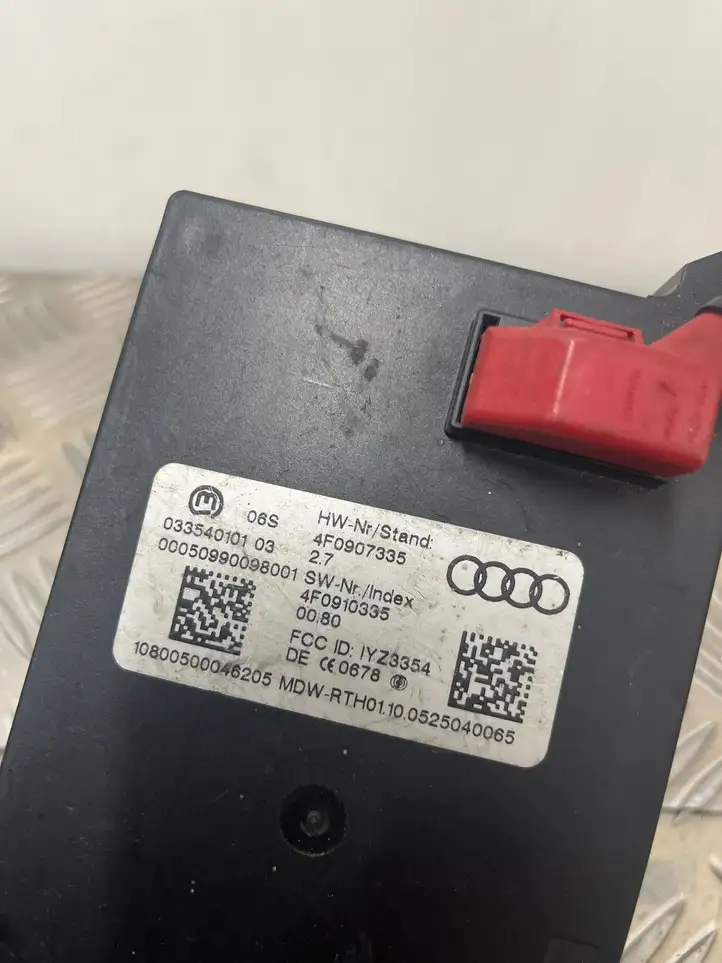 Audi A6 S6 C6 4F (2004 - 2008) 4F0907335 Блок бесключевого доступа — фото 3