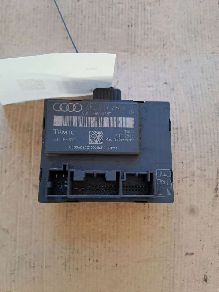 4F0959794F Audi A6 S6 C6 4F Durų elektronikos valdymo blokas