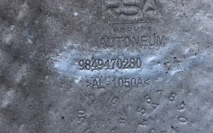 Peugeot 208 (2019 - ) 9849470280 Теплоизоляция (теплозащита) — фото 3