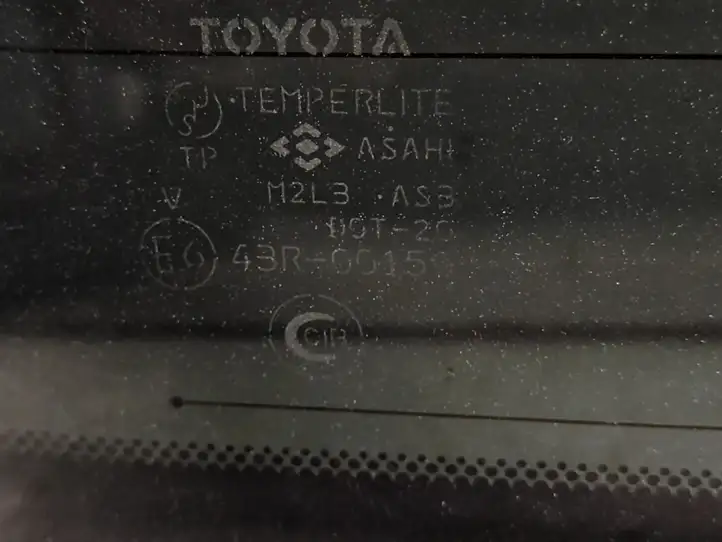 Toyota Previa (XR30, XR40) II (2000 - 2006) 43R00150 Заднее боковое стекло — фото 3
