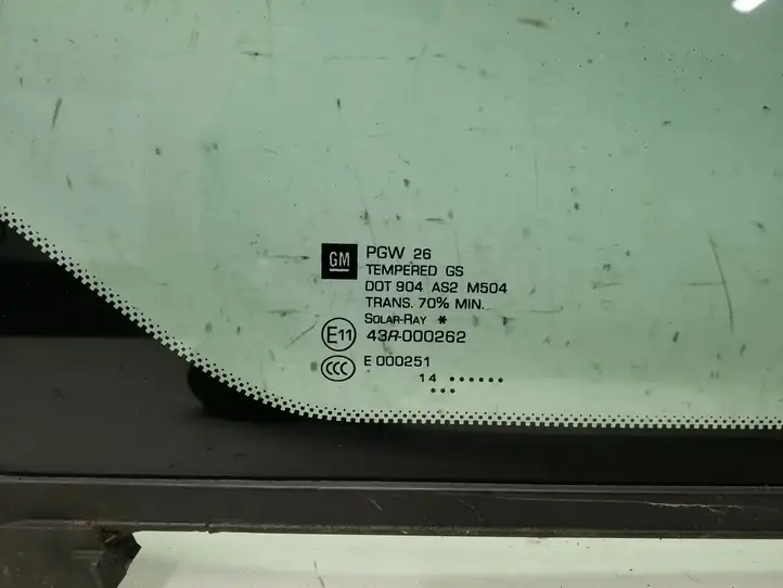Opel Zafira C (2014 - 2016) 12841830 Треугольное стекло кузова — фото 4