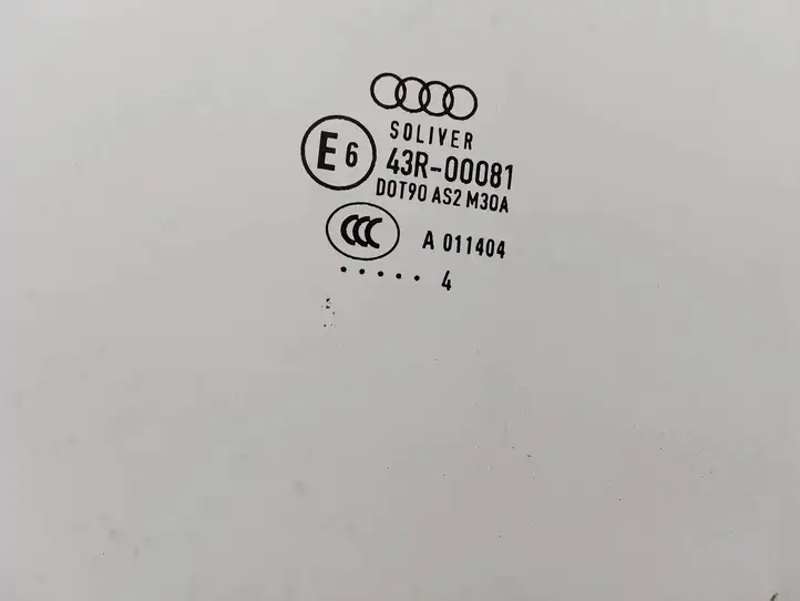 Audi A1 (2010 - 2014) Стекло задней двери — фото 4