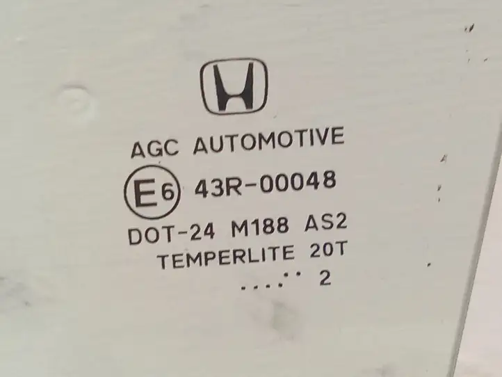 Honda Civic IX (2011 - 2017) 43R00048 Стекло задней двери — фото 4