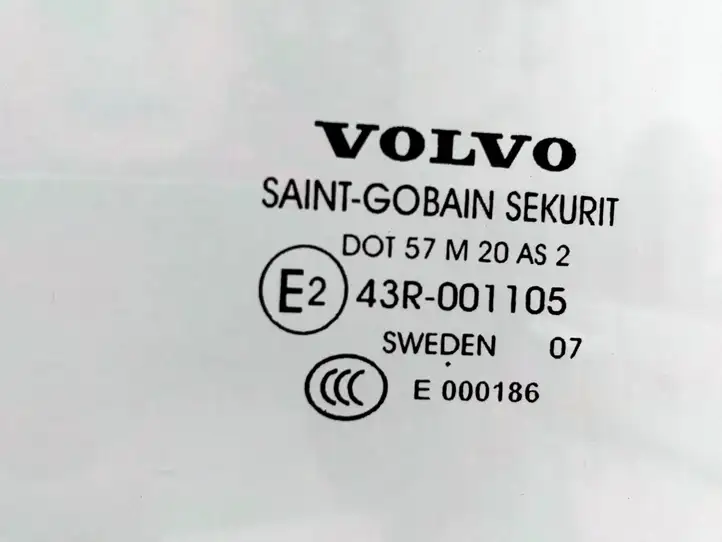 Volvo XC70 (2007 - 2013) 43R001105 Стекло задней двери — фото 2
