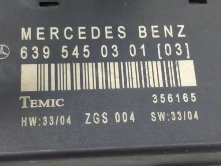 Mercedes-Benz Vito Viano W639 (2003 - 2010) 6395450301 Модуль комфорта — фото 7