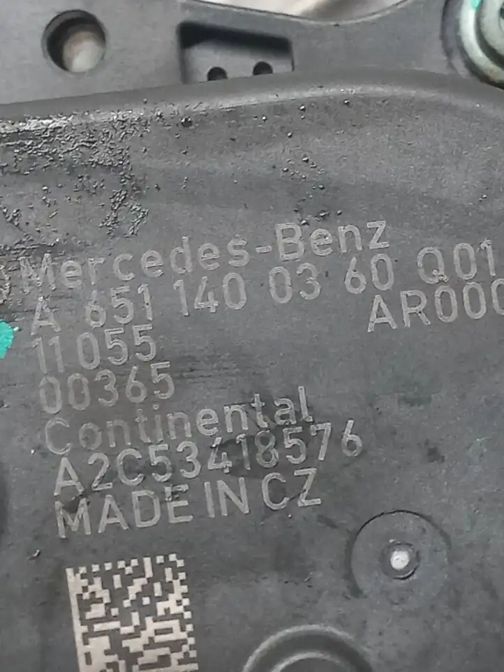 Mercedes-Benz E W212 (2009 - 2016) A6511400360 Охладитель клапана EGR — фото 6