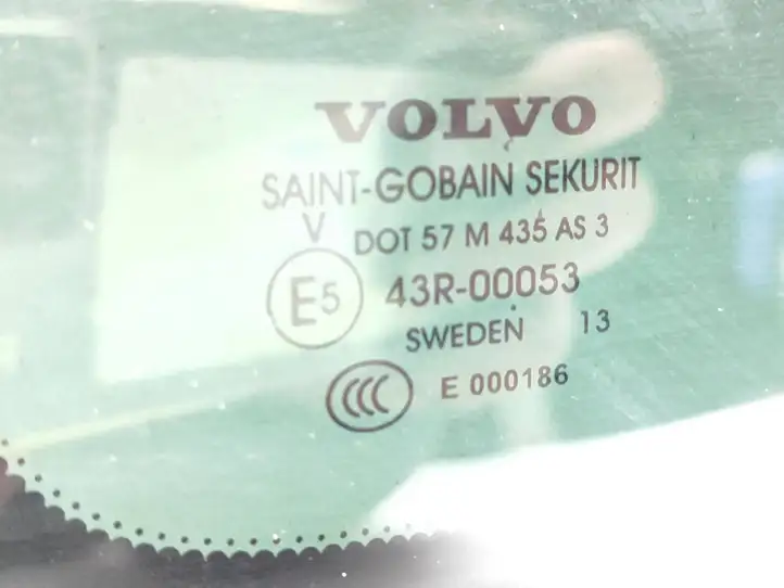 Volvo XC60 (2008 - 2013) 43R00053 Заднее боковое стекло — фото 3