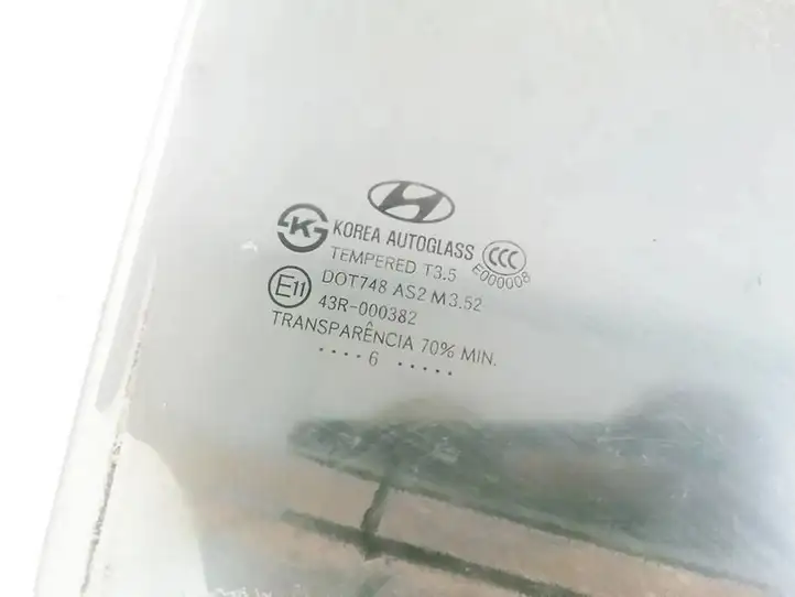 Hyundai Santa Fe (2005 - 2009) Стекло задней двери — фото 2