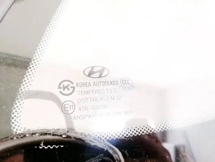 Hyundai Santa Fe (2005 - 2009) Заднее боковое стекло — фото 3