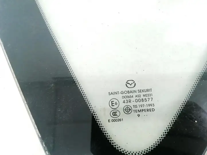 Mazda 3 II (2009 - 2011) Заднее боковое стекло — фото 2