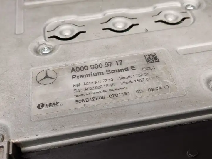 Mercedes-Benz S W222 (2013 - ) A0009009717 Усилитель звука — фото 2