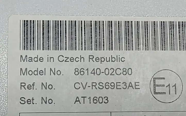 Toyota Corolla E210 E21 (2018 - ) 8614002C80 Магнитола / мультимедийная система — фото 7