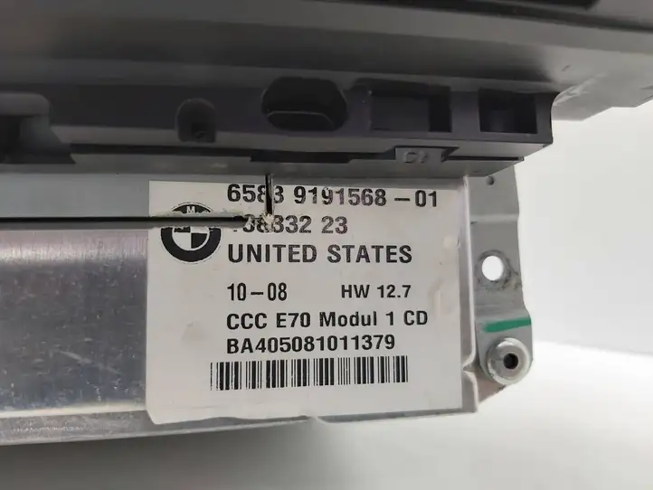 BMW X5 E70 (2006 - 2013) 9191568 Магнитола / мультимедийная система — фото 7