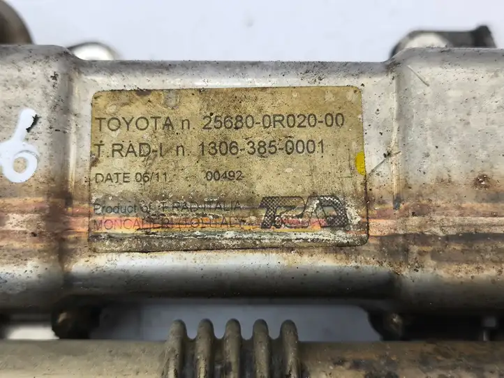 Toyota RAV 4 (XA30) (2006 - 2016) 256800R02000 Охладитель клапана EGR — фото 7