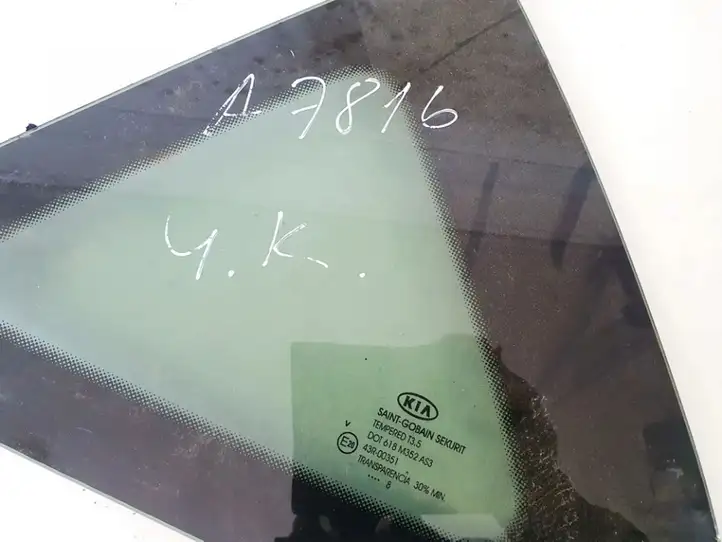 Kia Ceed (2006 - 2010) Заднее боковое стекло — фото 3