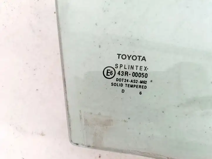 Toyota Avensis T250 (2006 - 2009) Стекло передней двери — фото 3