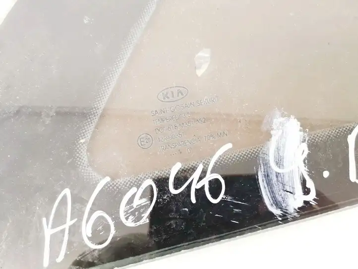 Kia Ceed (2010 - 2012) Заднее боковое стекло — фото 2