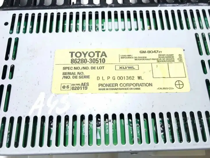 Lexus GS 300 350 430 450h (2004 - 2007) 8628030510 Усилитель звука — фото 2