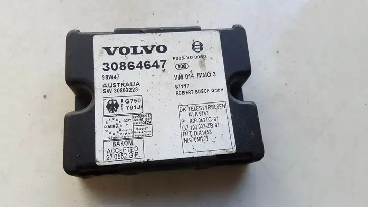 Volvo S40, V40 (2000 - 2004) 30864647 Блок иммобилайзера — фото 1