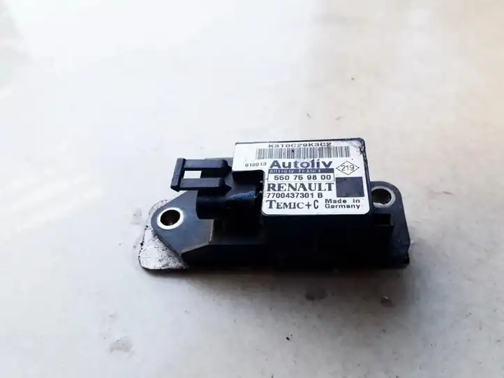 Renault Scenic I (1996 - 2003) 550759800 Датчик удара SRS — фото 1