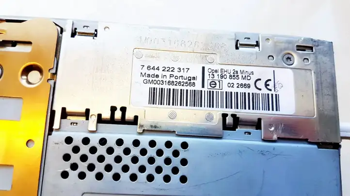 Opel Meriva A (2002 - 2006) 7644222317 Магнитола / мультимедийная система — фото 3