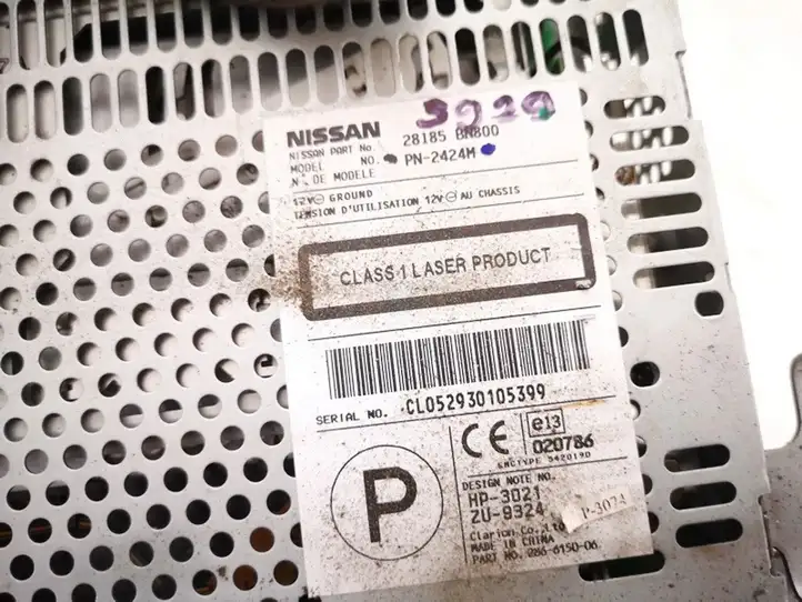 Nissan Almera N16 (2000 - 2010) 28185bn800 Магнитола / мультимедийная система — фото 3
