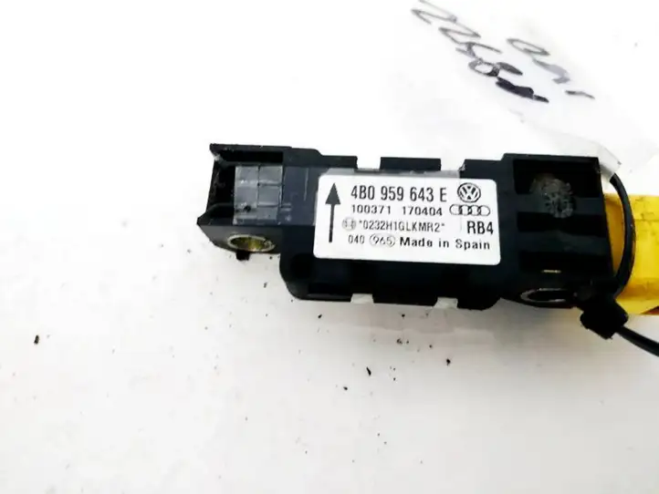 Audi A3/S3 8P (2003 - 2005) 4B0959643E Датчик удара SRS — фото 3