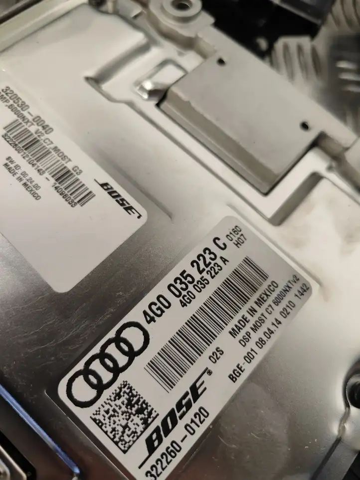 Audi A7 S7 4G (2010 - 2014) 4G0035223C Комплект аудиосистемы — фото 13
