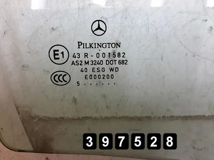 Mercedes-Benz A W169 (2004 - 2012) e143r001582 Стекло передней двери — фото 6