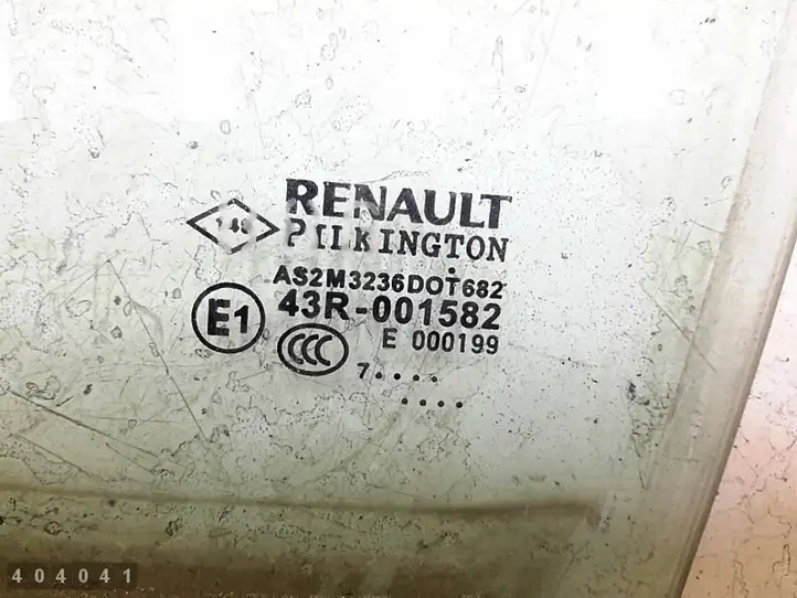 Renault Laguna III (2007 - 2015) e143r001582 Стекло задней двери — фото 10