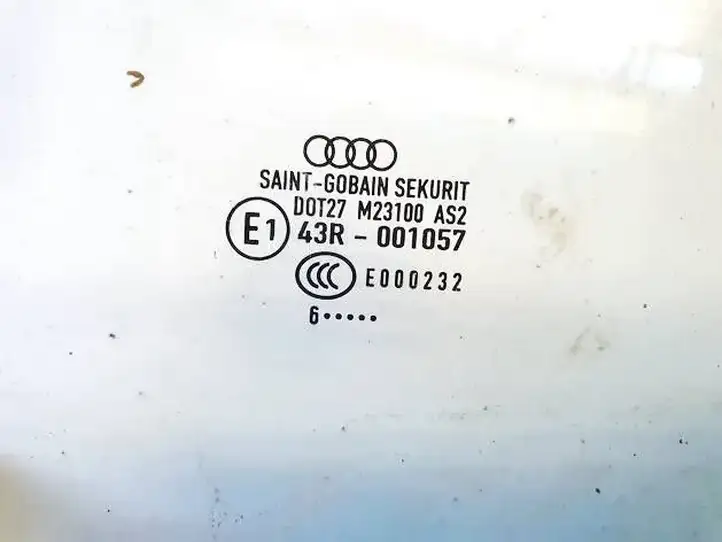 Audi A4 S4 B6 8E 8H (2000 - 2006) Стекло задней двери — фото 2