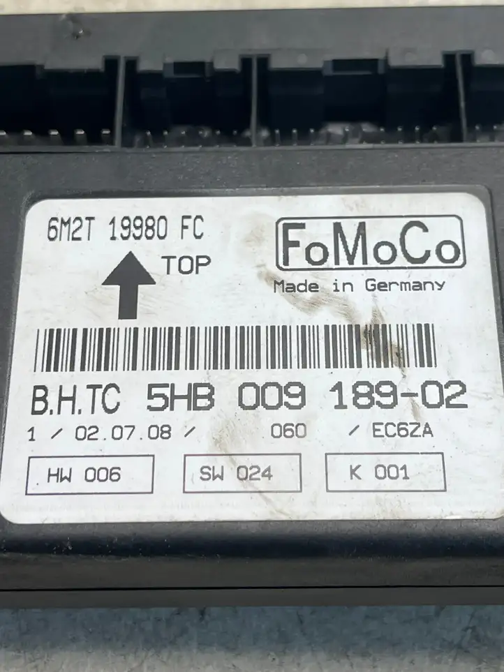Ford Galaxy (2006 - 2010) 6M2T19980FC Модуль управления кондиционером — фото 3