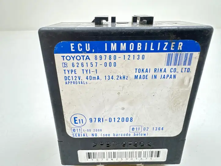 Toyota Corolla Verso E121 (2001 - 2004) 8978012130 Блок иммобилайзера — фото 4