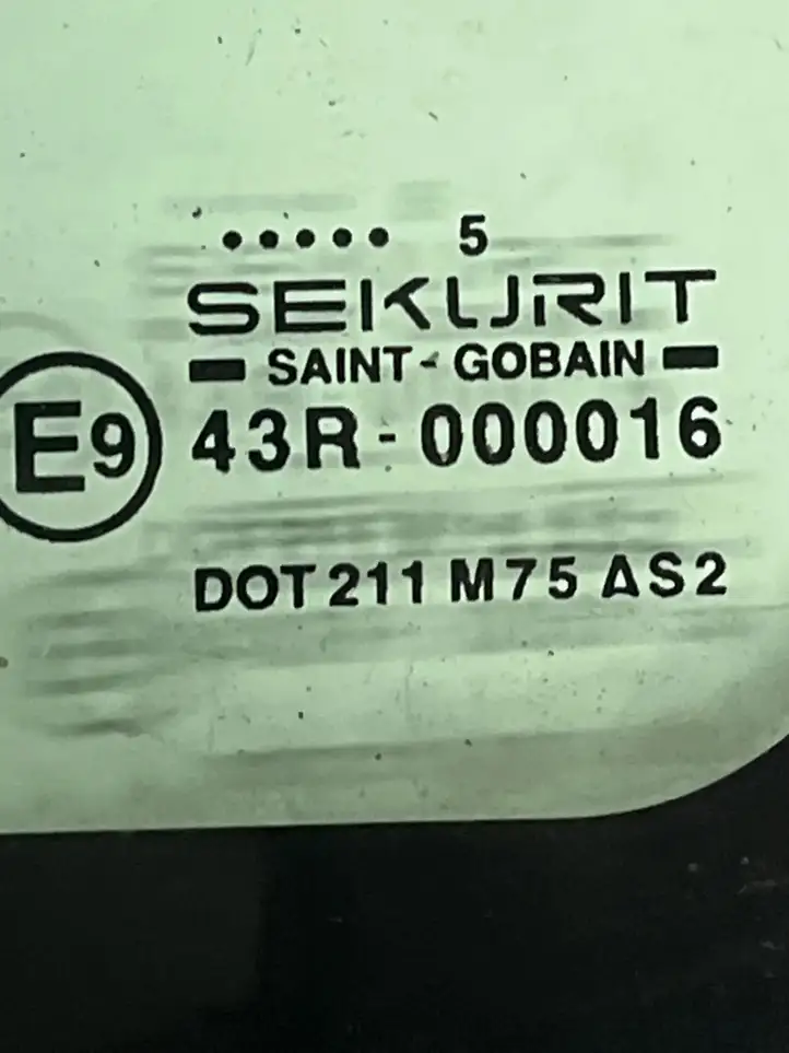 Citroen Berlingo (2003 - 2007) 43R000016 Боковое стекло в середине кузова — фото 2