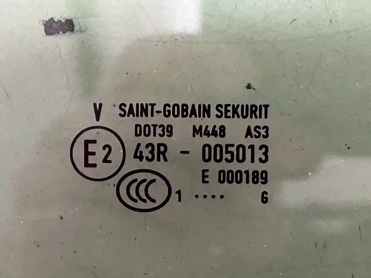 Porsche Cayenne (92A) (2011 - 2017) 43R005013 Стекло задней двери — фото 6