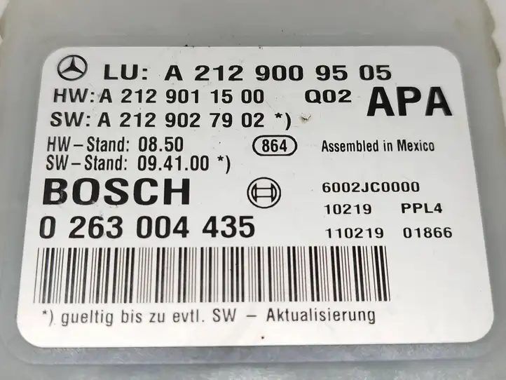 Mercedes-Benz E W212 (2009 - 2016) A2129009505 Блок управления парктрониками — фото 6