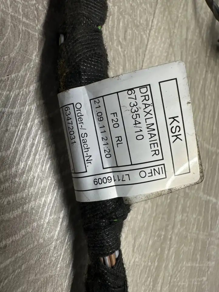 BMW 1 F20 F21 (2011 - 2019) 7116009 Прочая электропроводка — фото 4