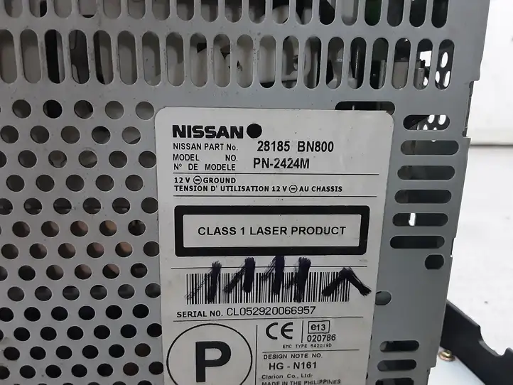 Nissan Almera N16 (2000 - 2010) 28185BN800 Магнитола / мультимедийная система — фото 2