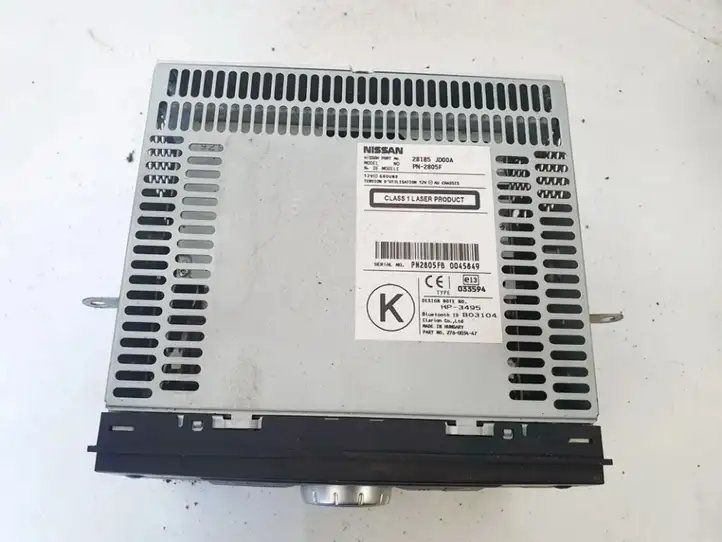 Nissan Qashqai (2006 - 2010) 28185jd00a Магнитола / мультимедийная система — фото 2