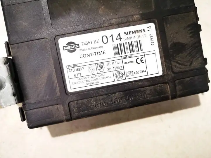 Nissan (2000 - 2006) 28551bu014 Модуль комфорта — фото 2